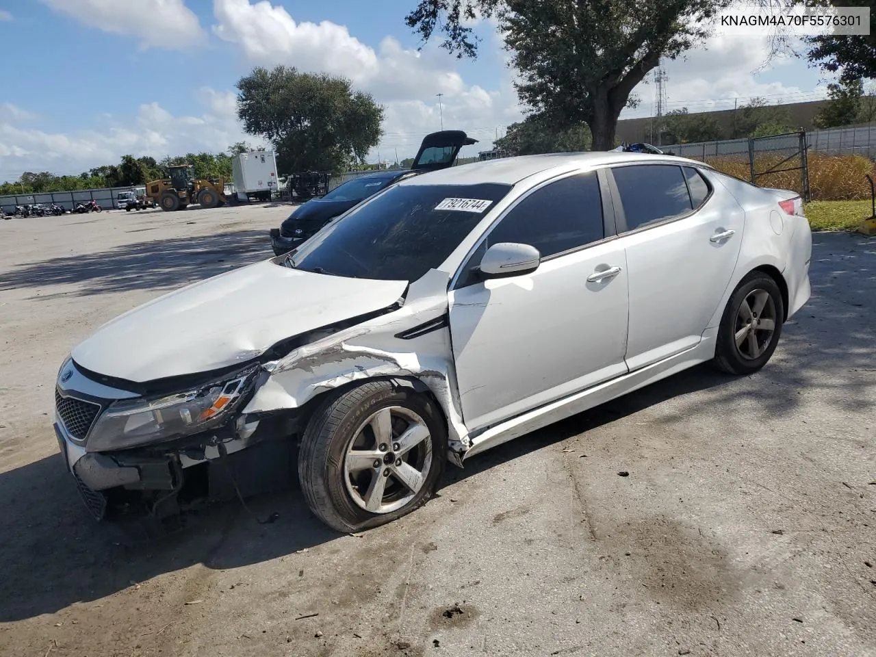 2015 Kia Optima Lx VIN: KNAGM4A70F5576301 Lot: 79216744