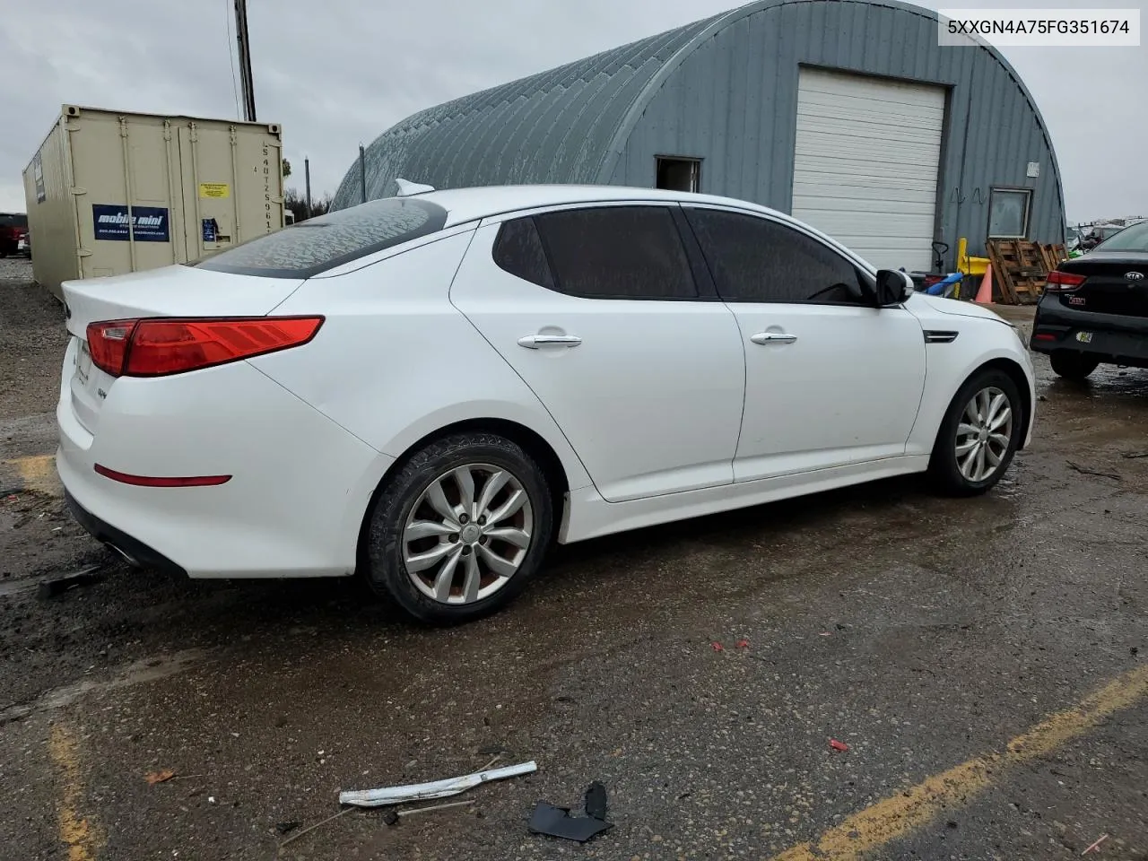 2015 Kia Optima Ex VIN: 5XXGN4A75FG351674 Lot: 79550464