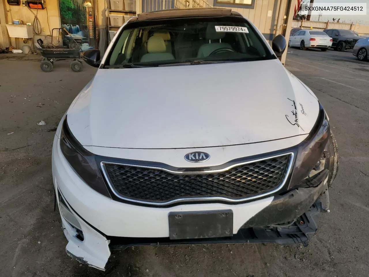 2015 Kia Optima Ex VIN: 5XXGN4A75FG424512 Lot: 79579974