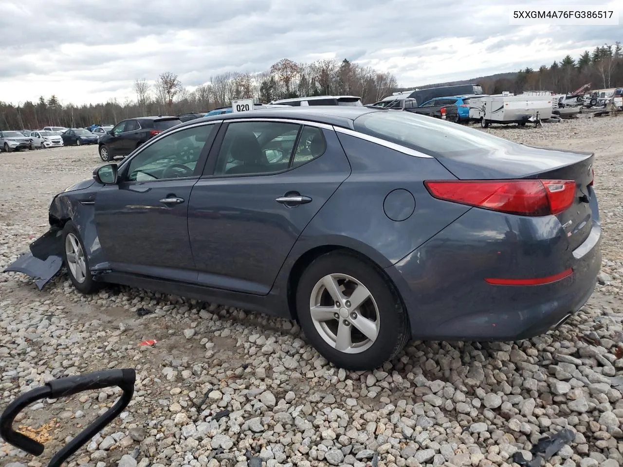 2015 Kia Optima Lx VIN: 5XXGM4A76FG386517 Lot: 79726974