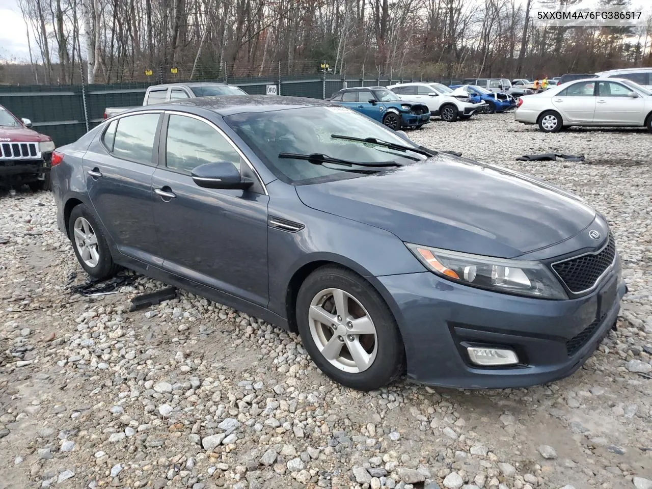 2015 Kia Optima Lx VIN: 5XXGM4A76FG386517 Lot: 79726974