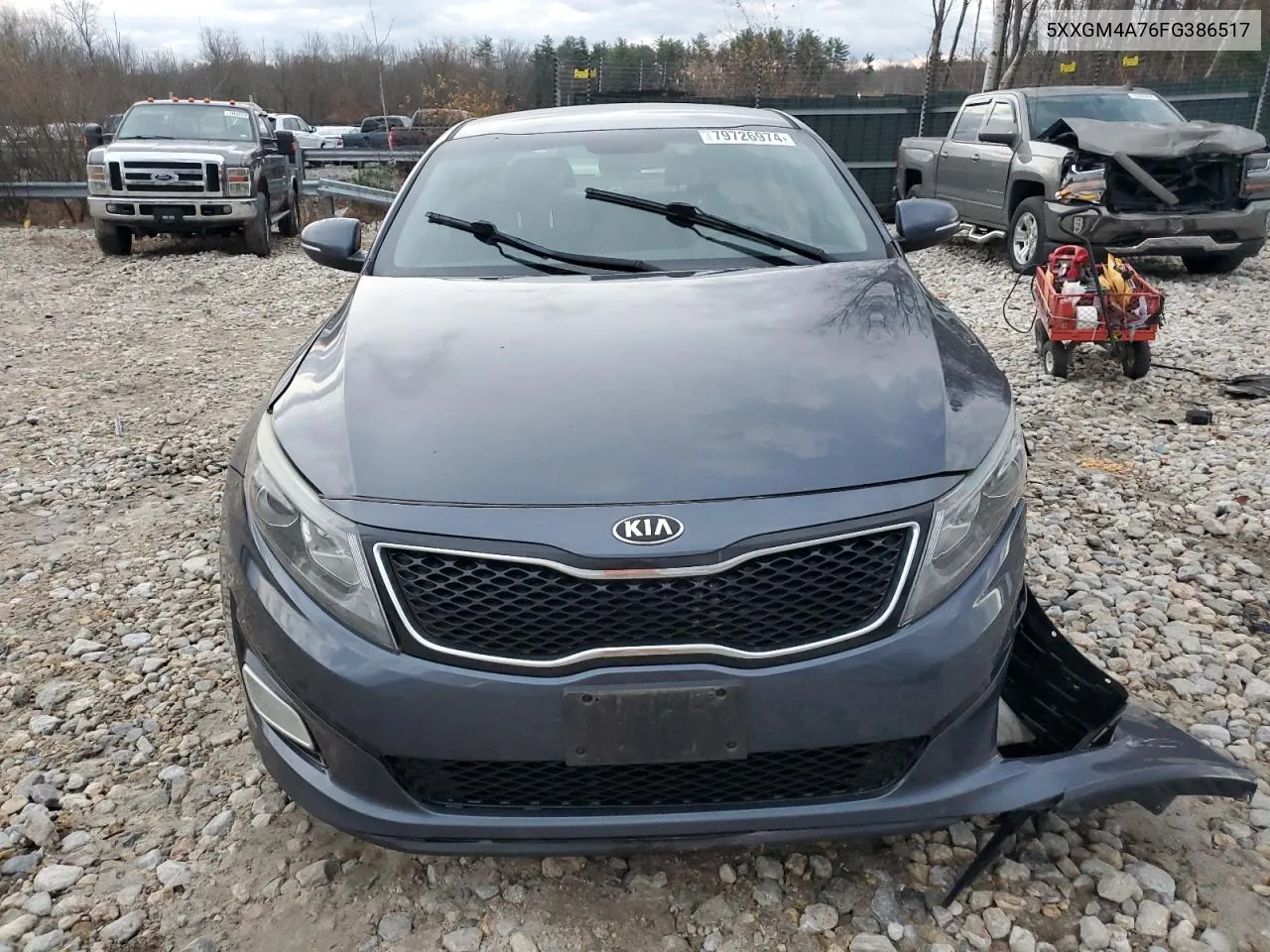 2015 Kia Optima Lx VIN: 5XXGM4A76FG386517 Lot: 79726974