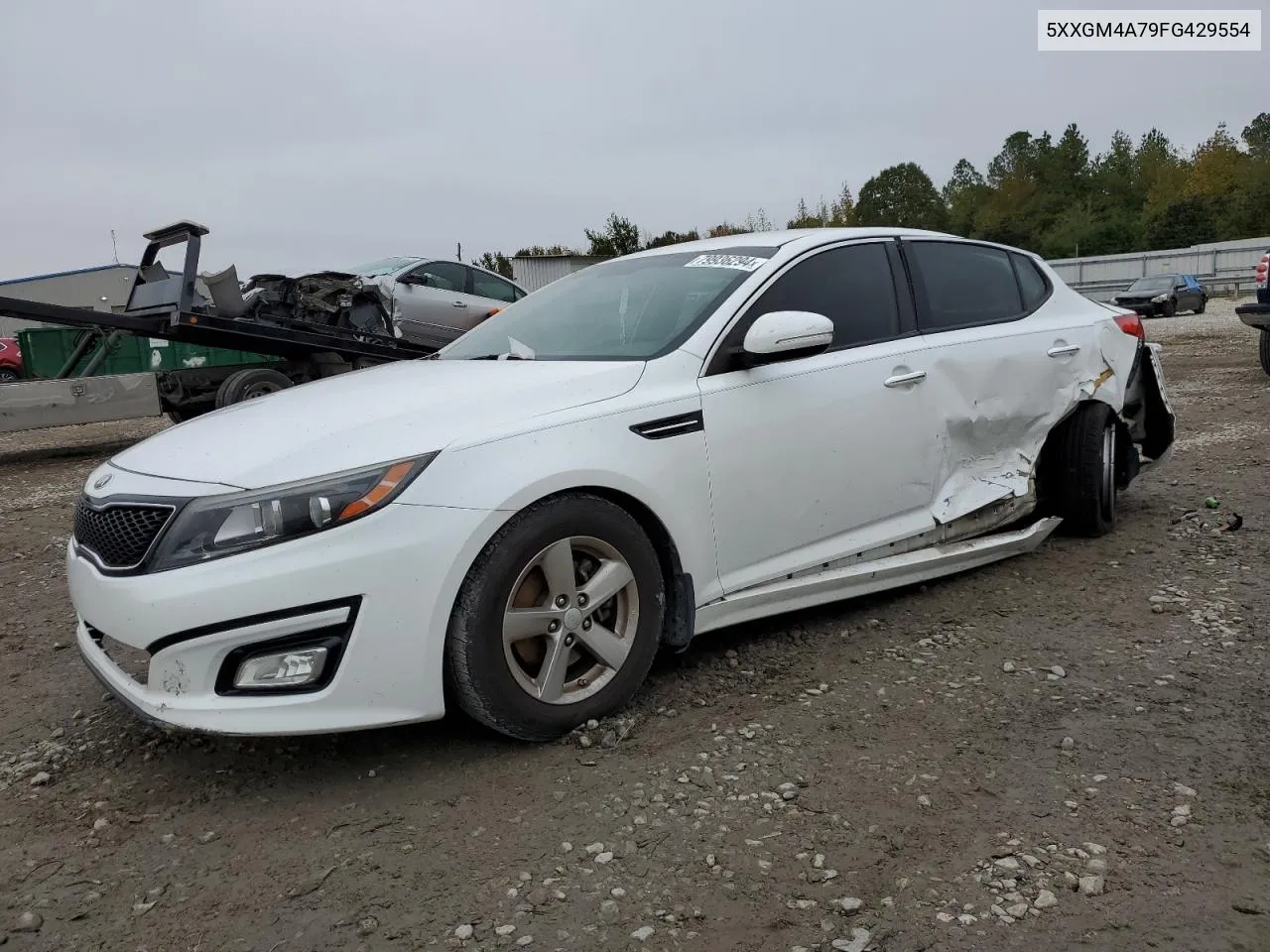 2015 Kia Optima Lx VIN: 5XXGM4A79FG429554 Lot: 79936294