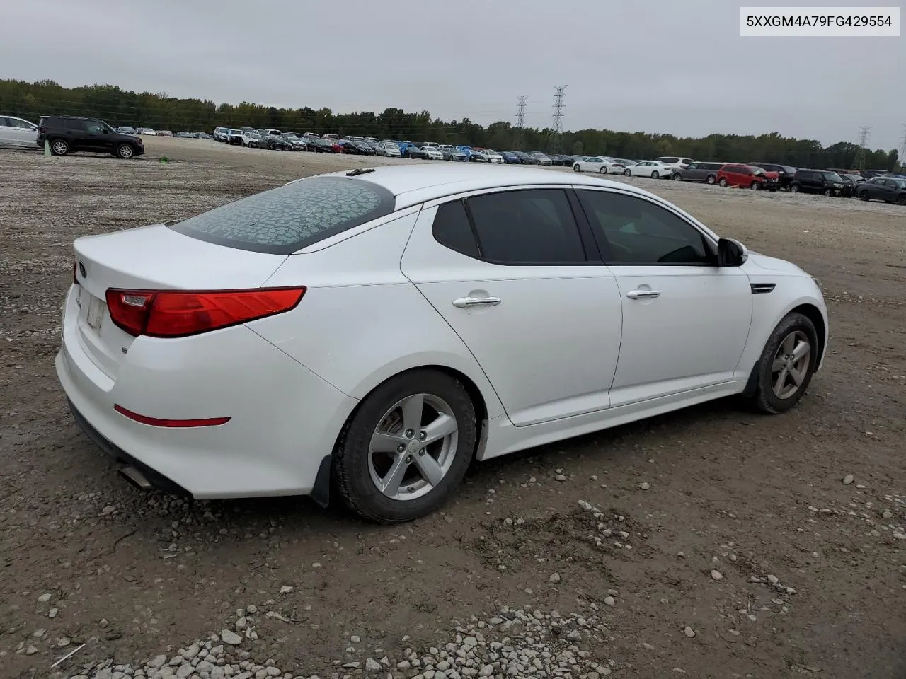 2015 Kia Optima Lx VIN: 5XXGM4A79FG429554 Lot: 79936294