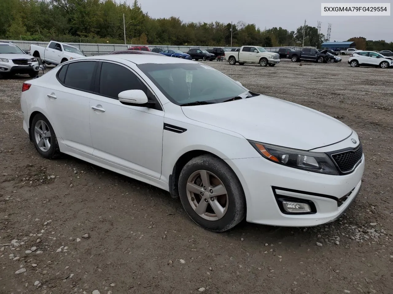 2015 Kia Optima Lx VIN: 5XXGM4A79FG429554 Lot: 79936294