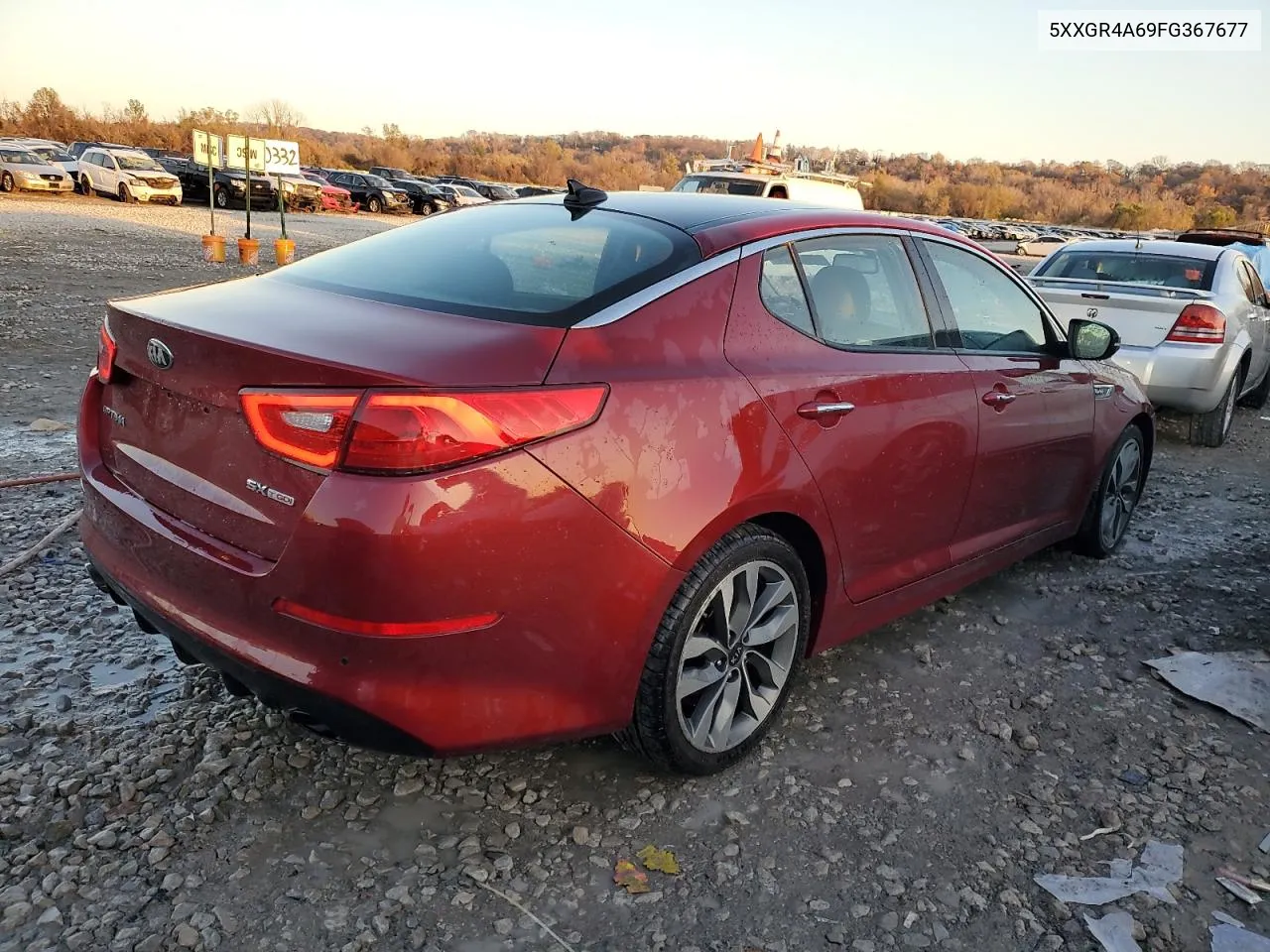 2015 Kia Optima Sx VIN: 5XXGR4A69FG367677 Lot: 79954064