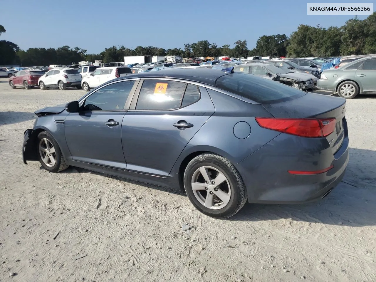 2015 Kia Optima Lx VIN: KNAGM4A70F5566366 Lot: 80204284