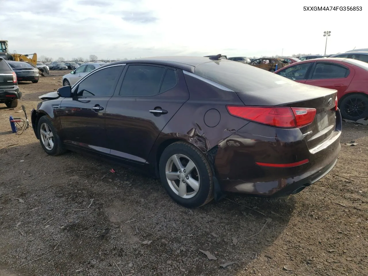 5XXGM4A74FG356853 2015 Kia Optima Lx