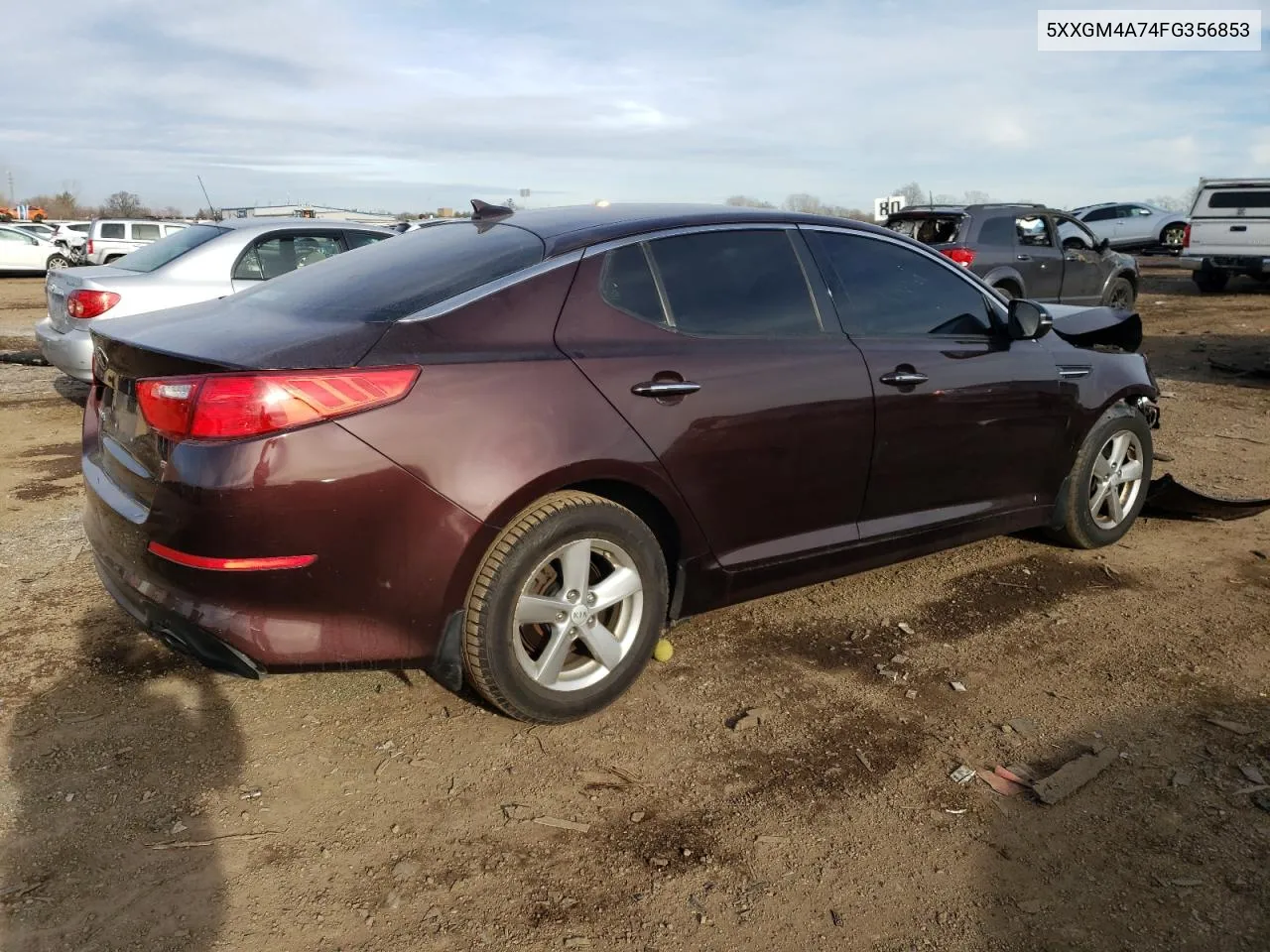 5XXGM4A74FG356853 2015 Kia Optima Lx