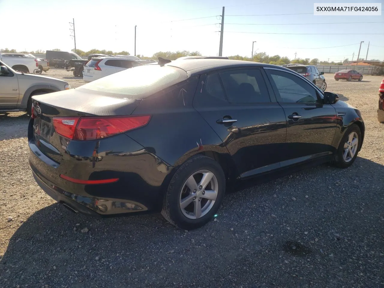 2015 Kia Optima Lx VIN: 5XXGM4A71FG424056 Lot: 80301294