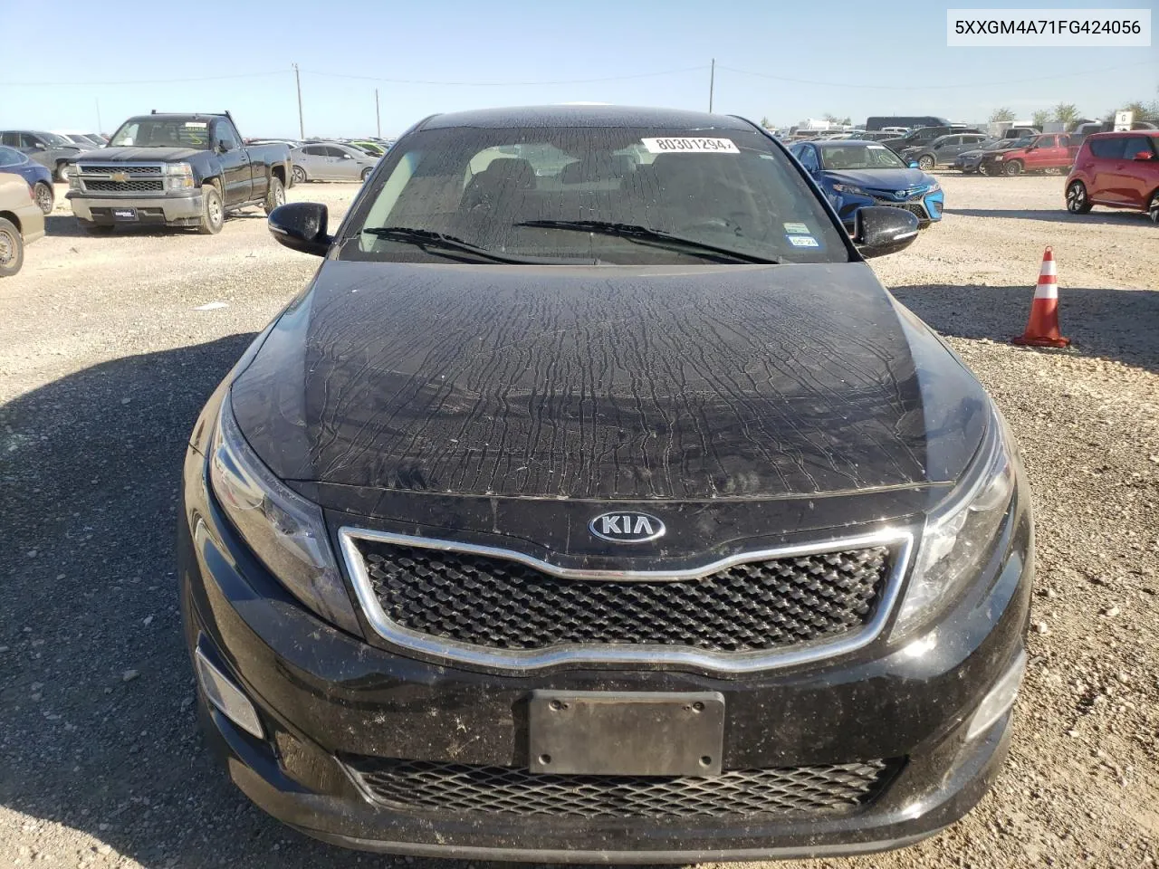 2015 Kia Optima Lx VIN: 5XXGM4A71FG424056 Lot: 80301294