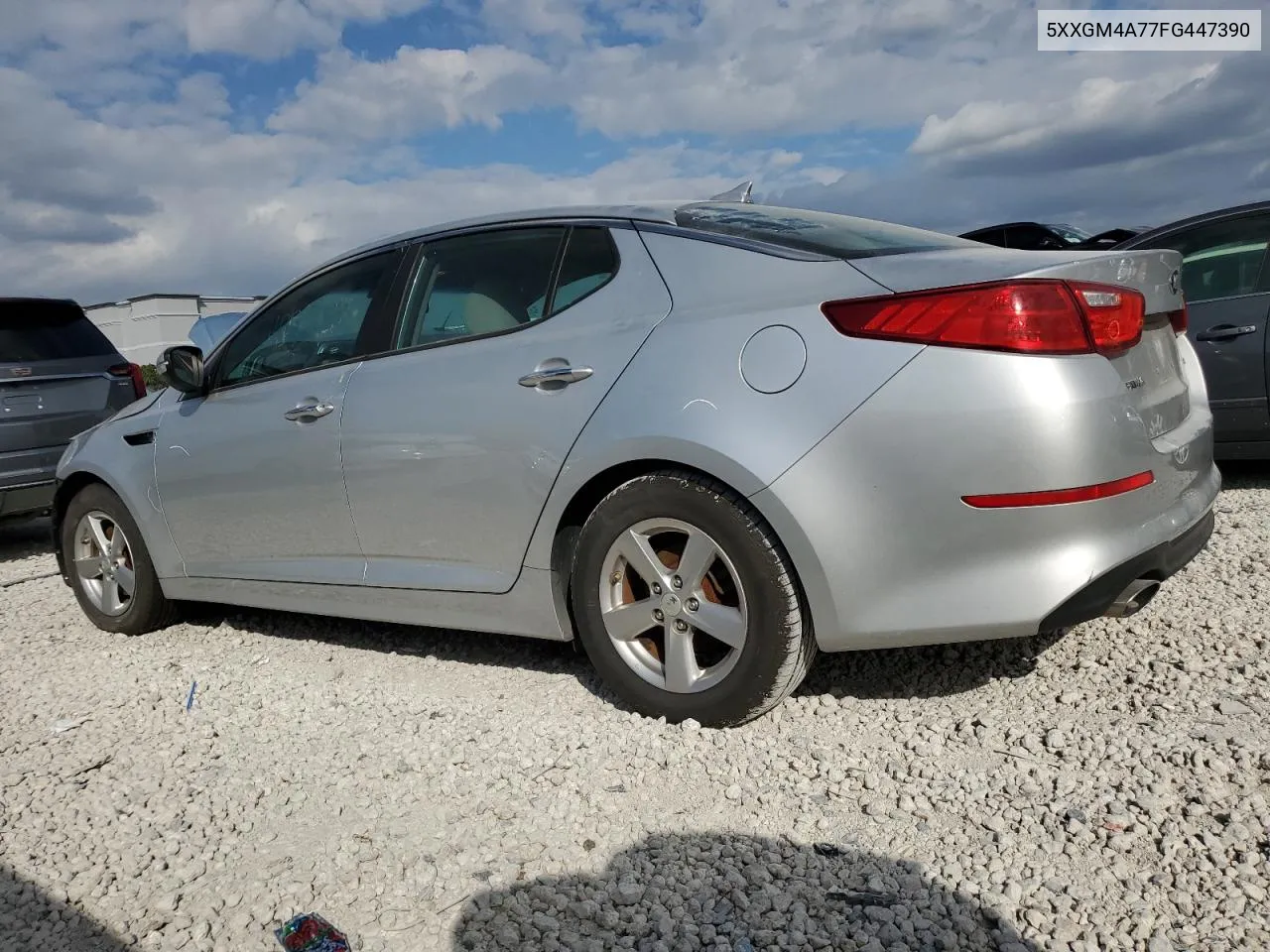 2015 Kia Optima Lx VIN: 5XXGM4A77FG447390 Lot: 80584394