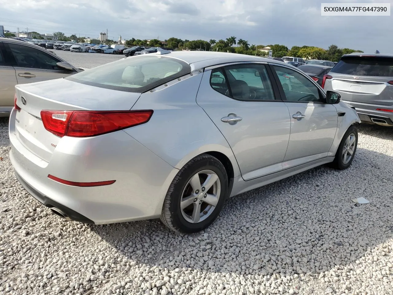 2015 Kia Optima Lx VIN: 5XXGM4A77FG447390 Lot: 80584394