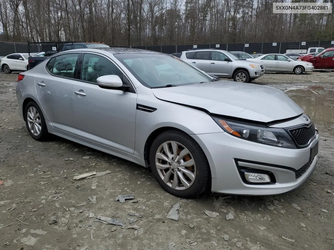 2015 Kia Optima Ex VIN: 5XXGN4A73FG402881 Lot: 80598593