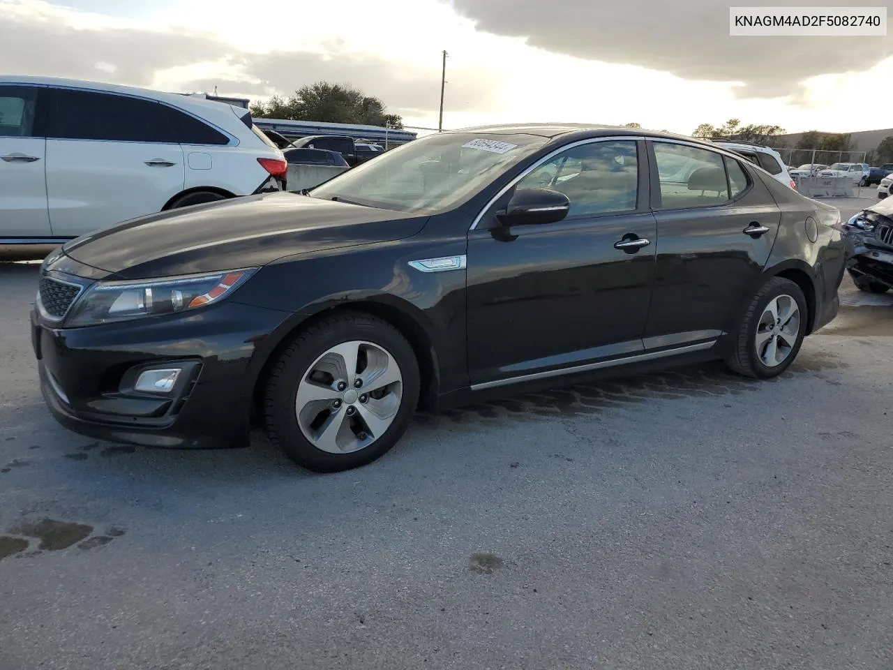 2015 Kia Optima Hybrid VIN: KNAGM4AD2F5082740 Lot: 80694344