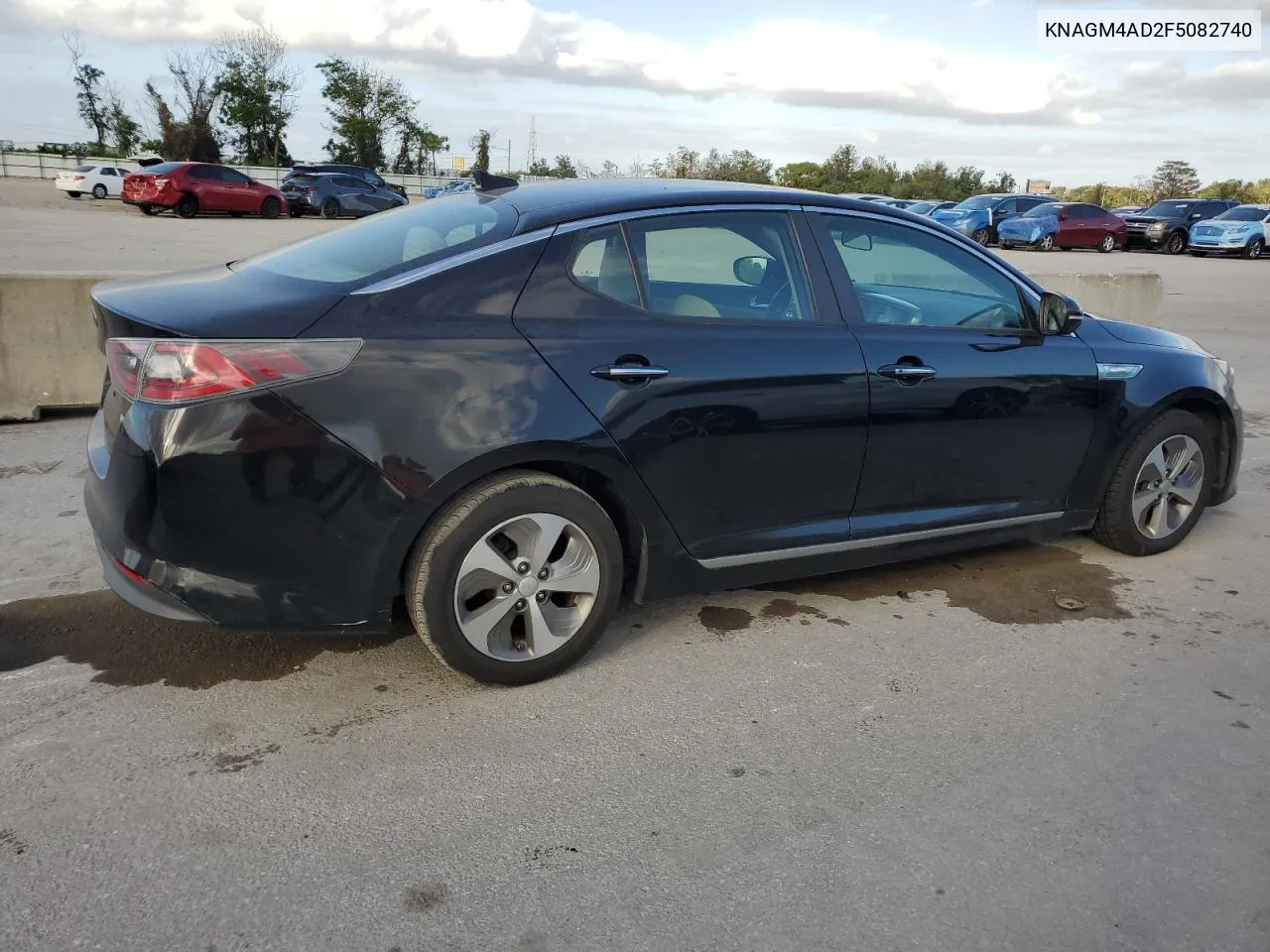 2015 Kia Optima Hybrid VIN: KNAGM4AD2F5082740 Lot: 80694344