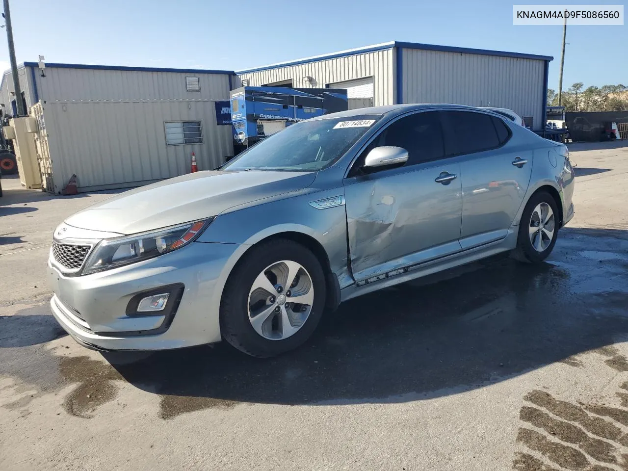 2015 Kia Optima Hybrid VIN: KNAGM4AD9F5086560 Lot: 80714834