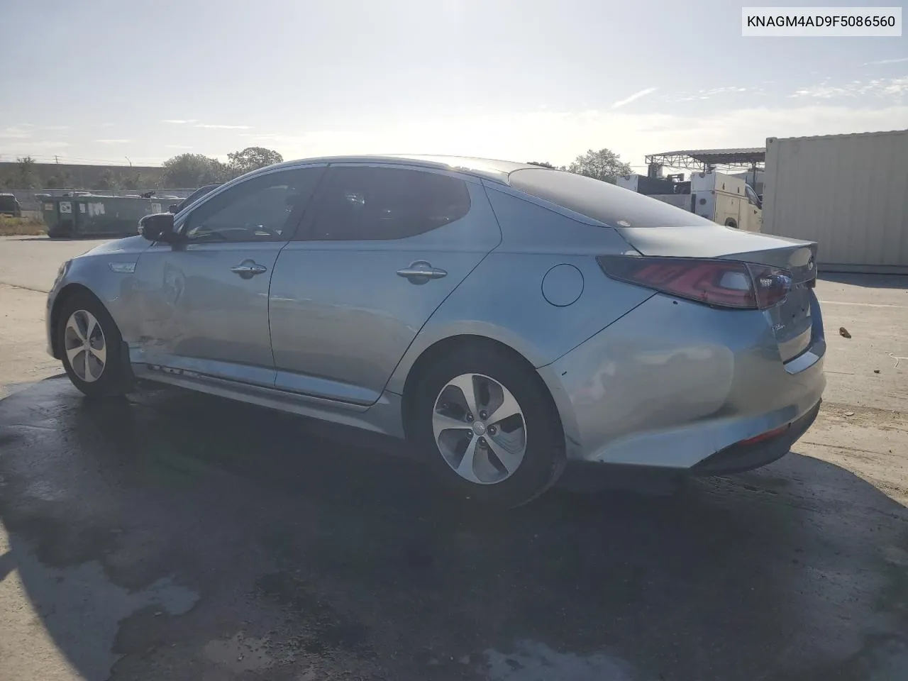 2015 Kia Optima Hybrid VIN: KNAGM4AD9F5086560 Lot: 80714834