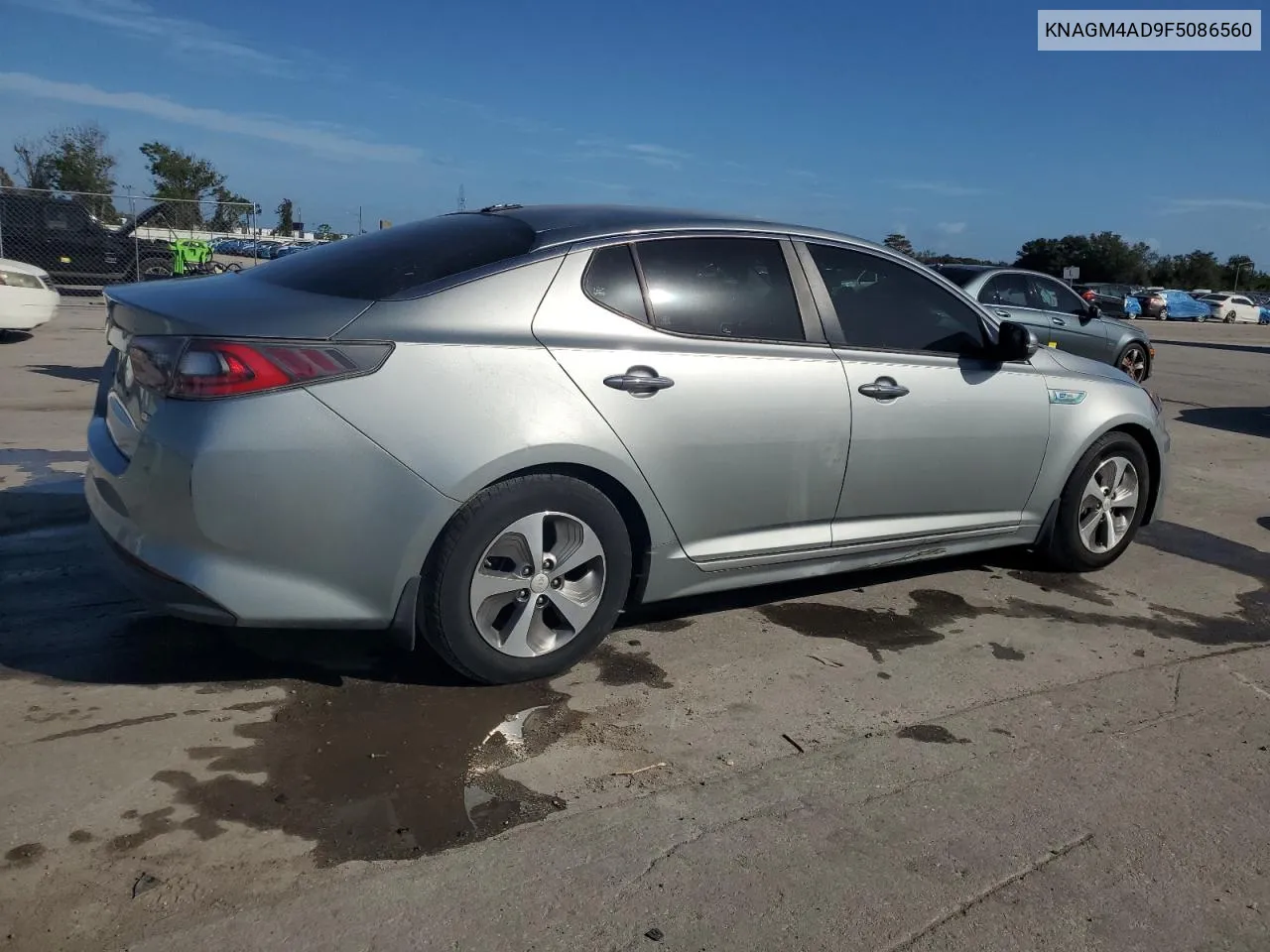 2015 Kia Optima Hybrid VIN: KNAGM4AD9F5086560 Lot: 80714834