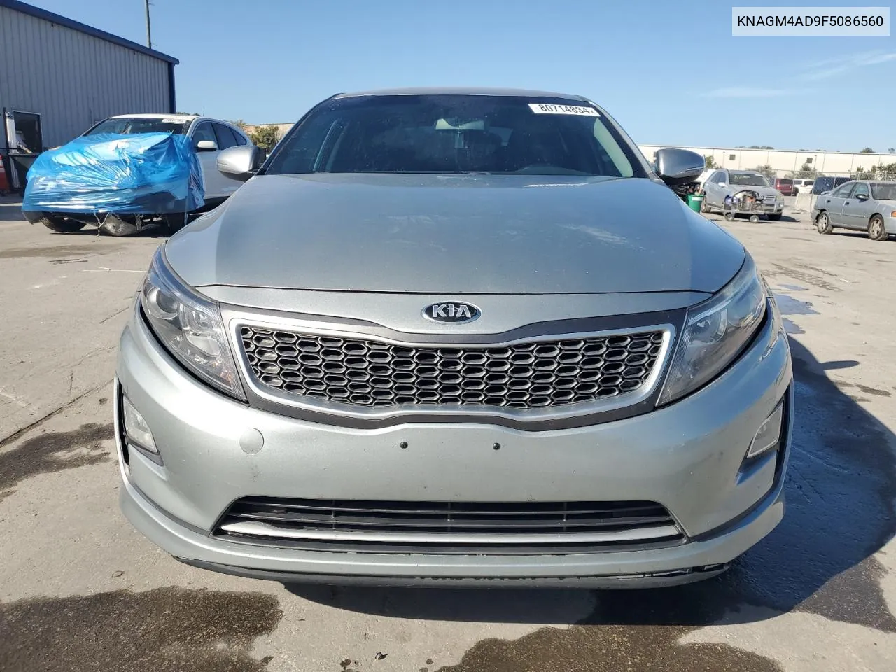 2015 Kia Optima Hybrid VIN: KNAGM4AD9F5086560 Lot: 80714834