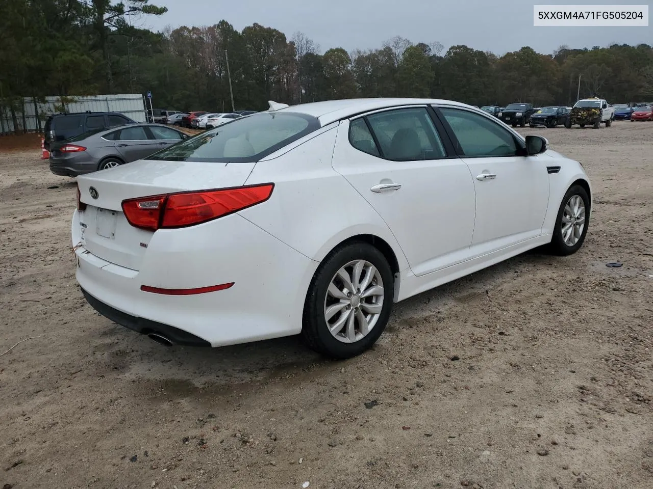 2015 Kia Optima Lx VIN: 5XXGM4A71FG505204 Lot: 80750404