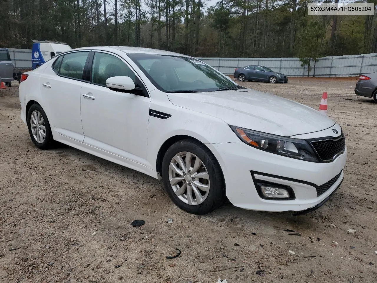 2015 Kia Optima Lx VIN: 5XXGM4A71FG505204 Lot: 80750404