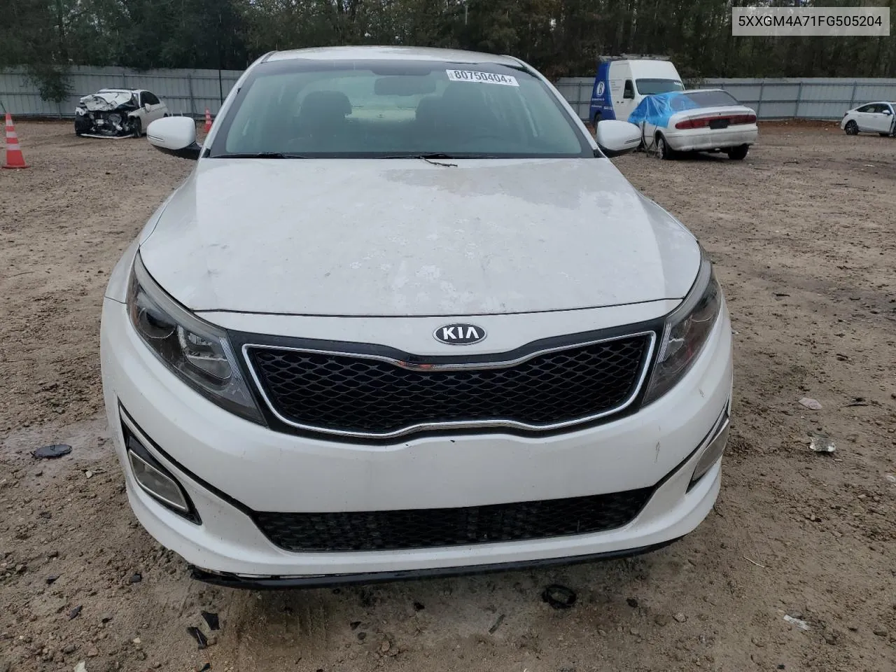 2015 Kia Optima Lx VIN: 5XXGM4A71FG505204 Lot: 80750404