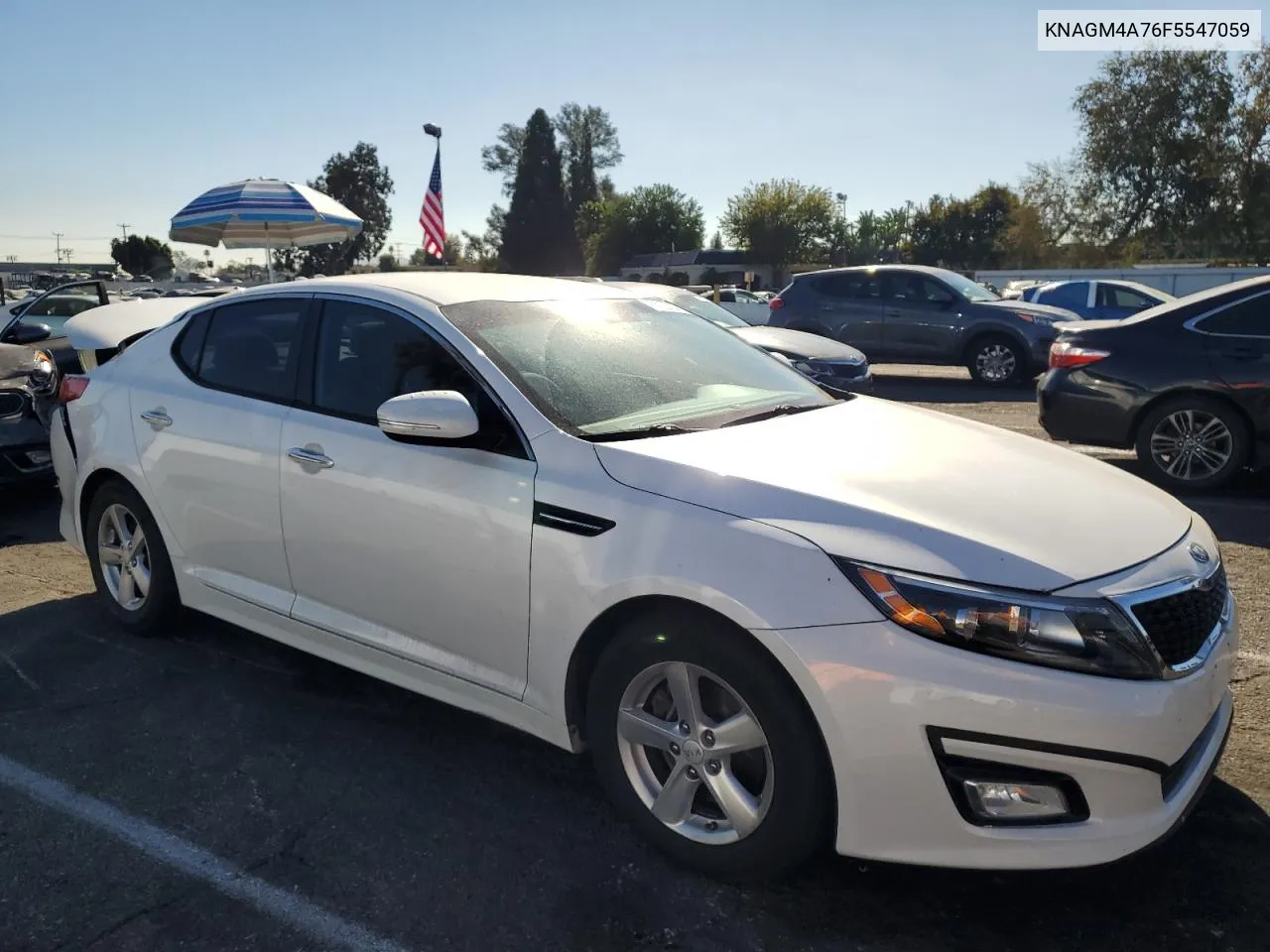 2015 Kia Optima Lx VIN: KNAGM4A76F5547059 Lot: 80753854