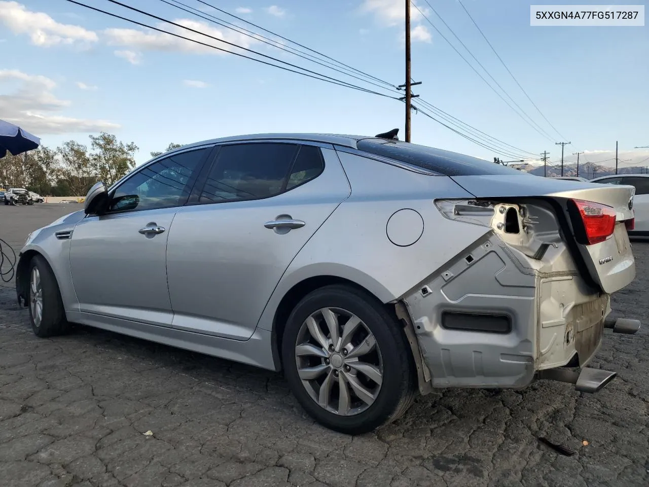 2015 Kia Optima Ex VIN: 5XXGN4A77FG517287 Lot: 80987564