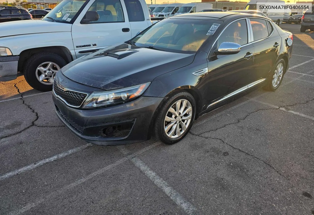 2015 Kia Optima Ex VIN: 5XXGN4A78FG406554 Lot: 81070134