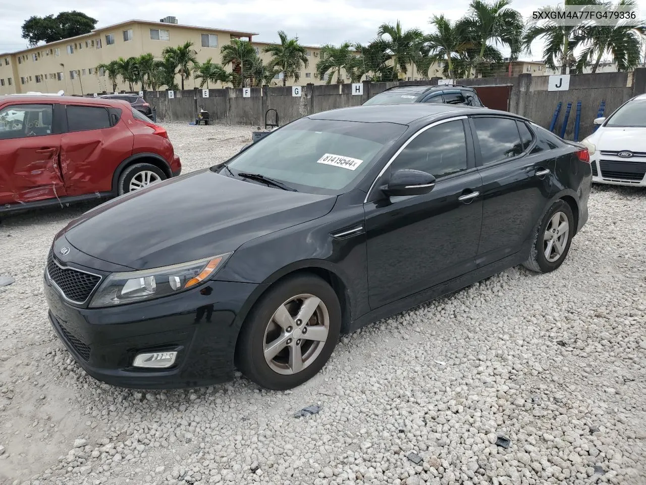 2015 Kia Optima Lx VIN: 5XXGM4A77FG479336 Lot: 81419544