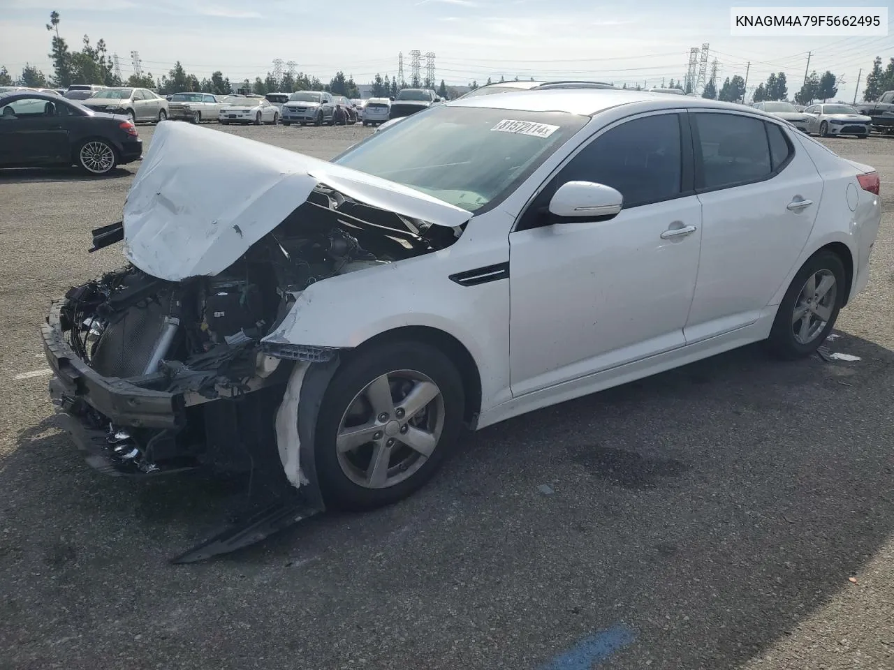 2015 Kia Optima Lx VIN: KNAGM4A79F5662495 Lot: 81572114