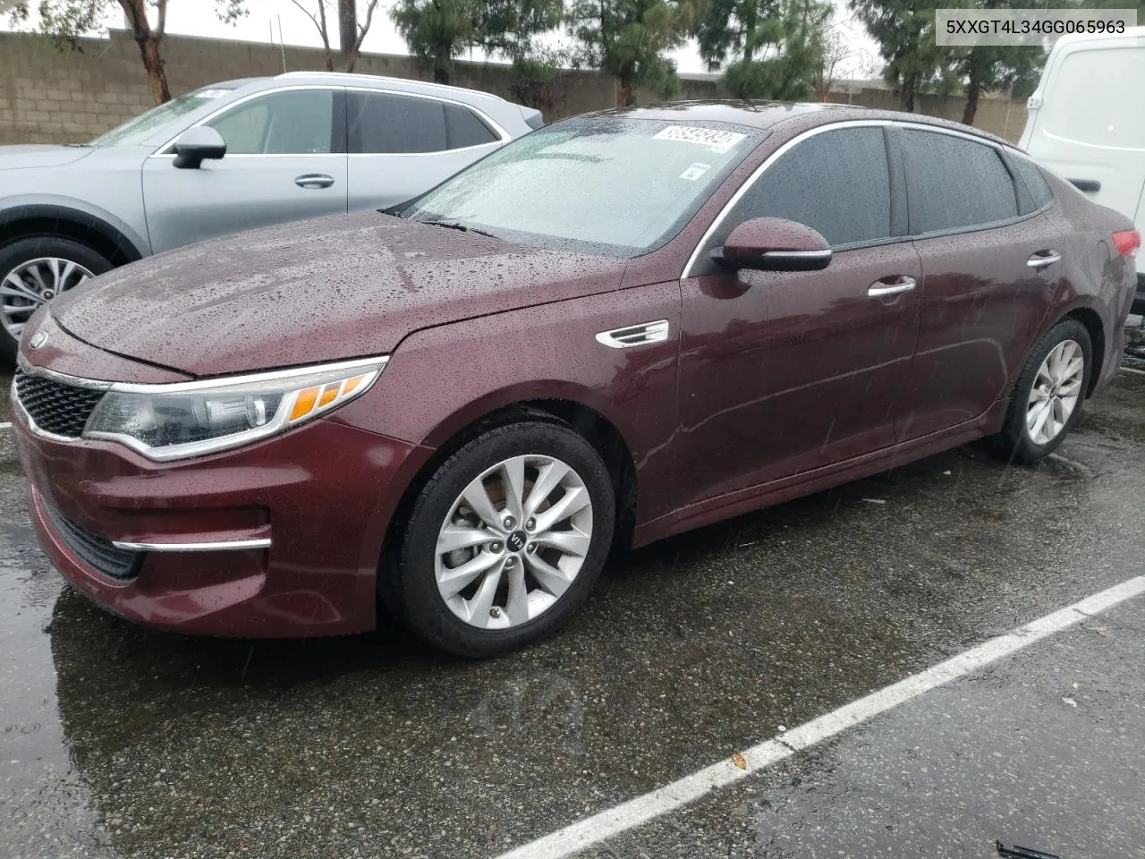 2016 Kia Optima Lx VIN: 5XXGT4L34GG065963 Lot: 38545234