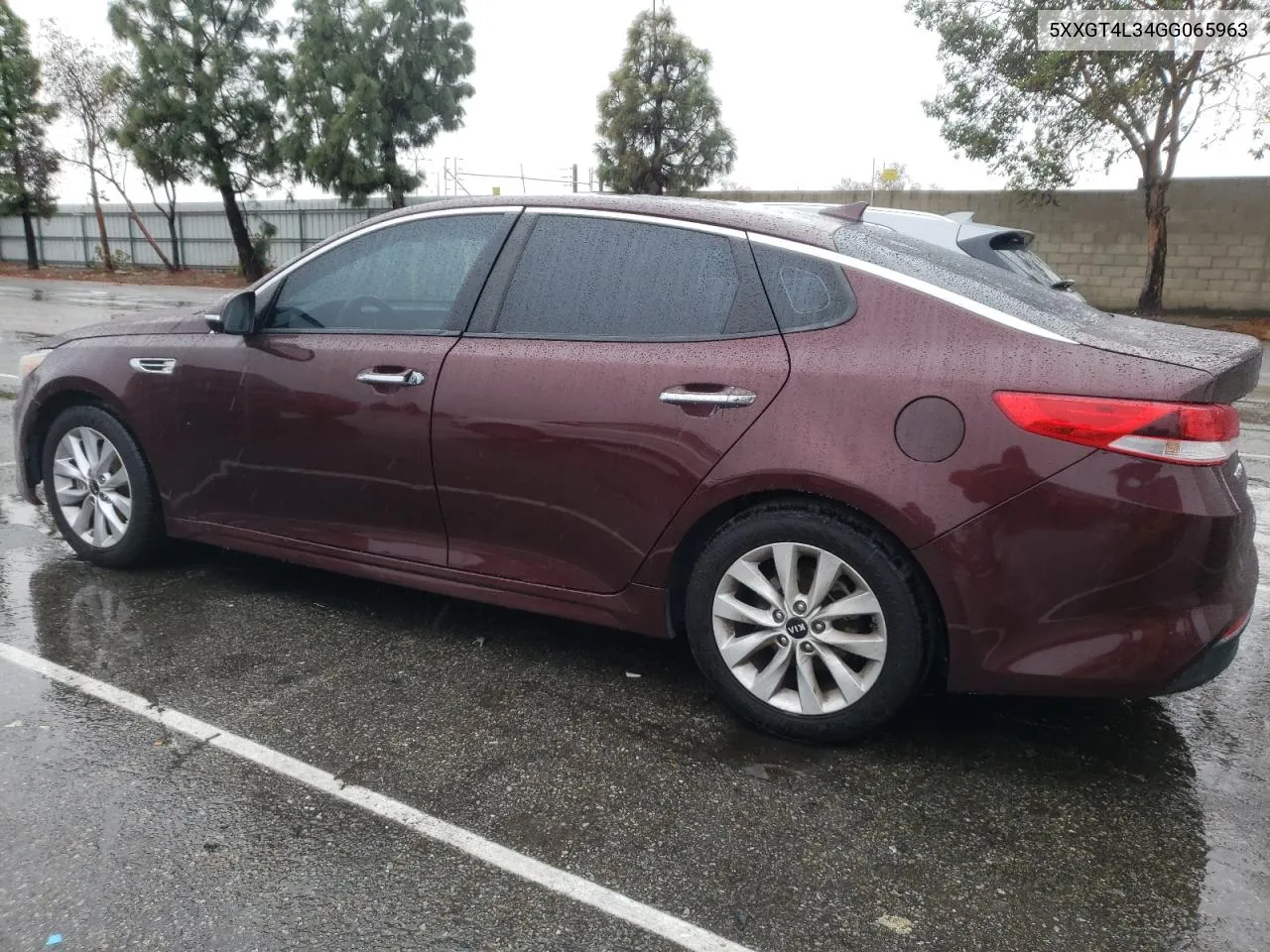 2016 Kia Optima Lx VIN: 5XXGT4L34GG065963 Lot: 38545234