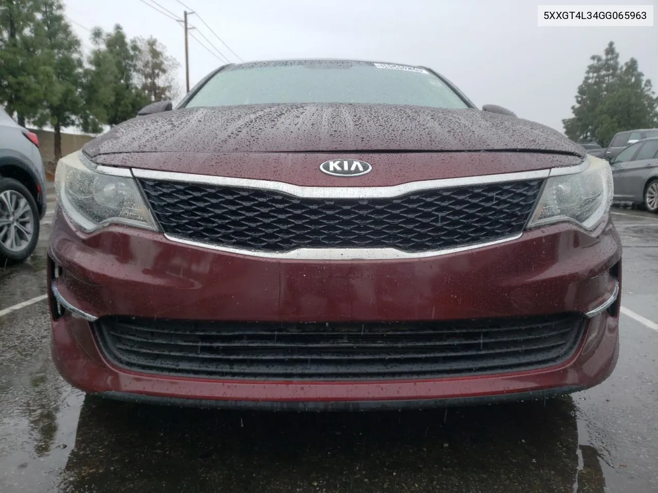 2016 Kia Optima Lx VIN: 5XXGT4L34GG065963 Lot: 38545234