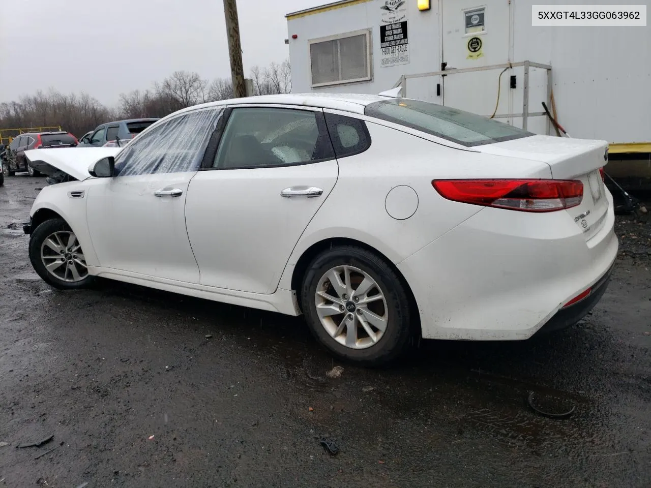 2016 Kia Optima Lx VIN: 5XXGT4L33GG063962 Lot: 48782784