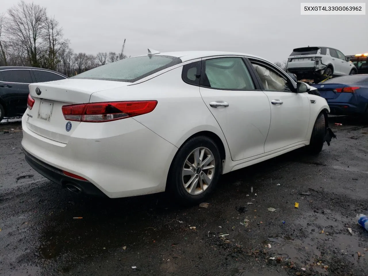 2016 Kia Optima Lx VIN: 5XXGT4L33GG063962 Lot: 48782784