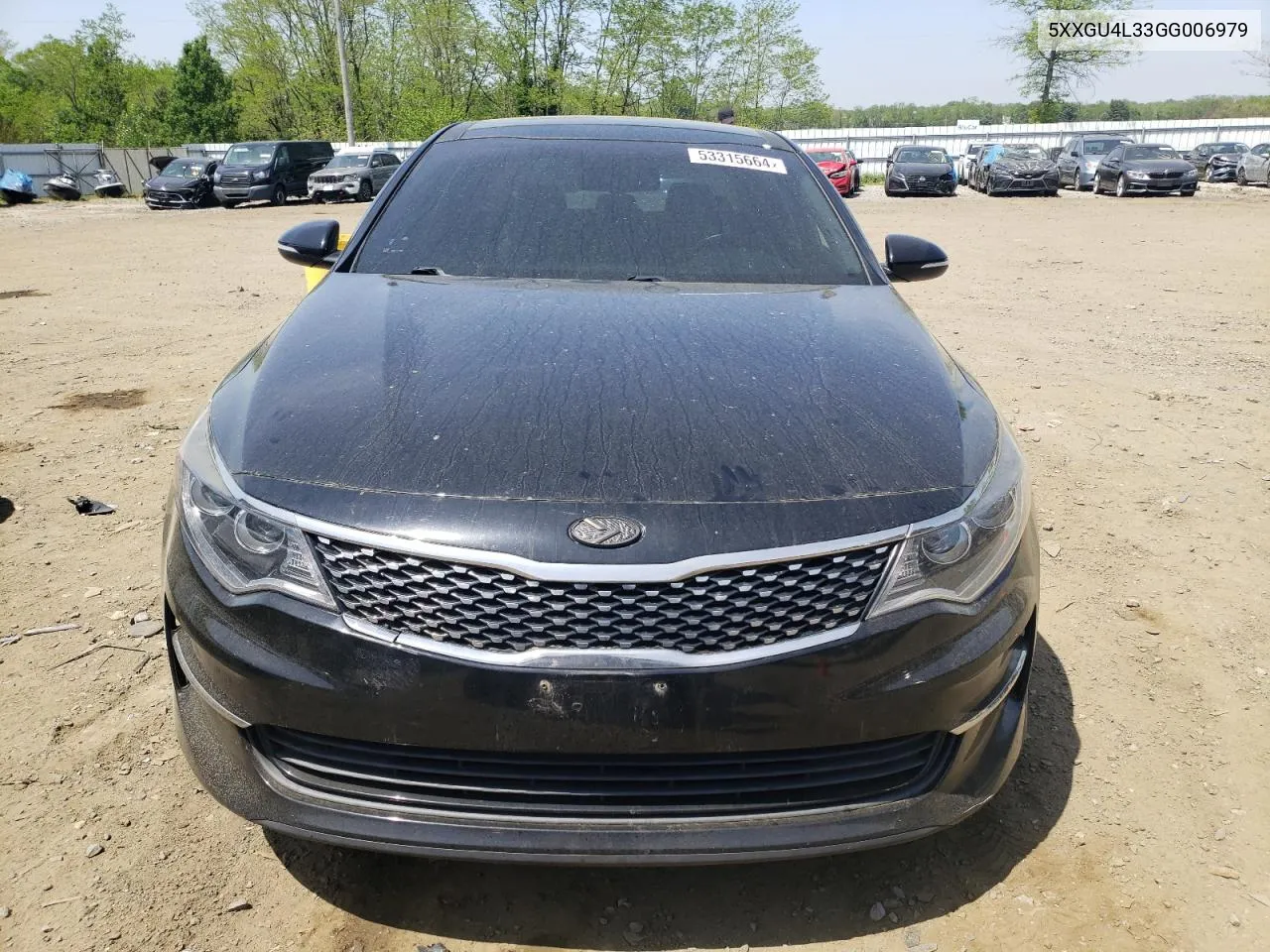 2016 Kia Optima Ex VIN: 5XXGU4L33GG006979 Lot: 53315664