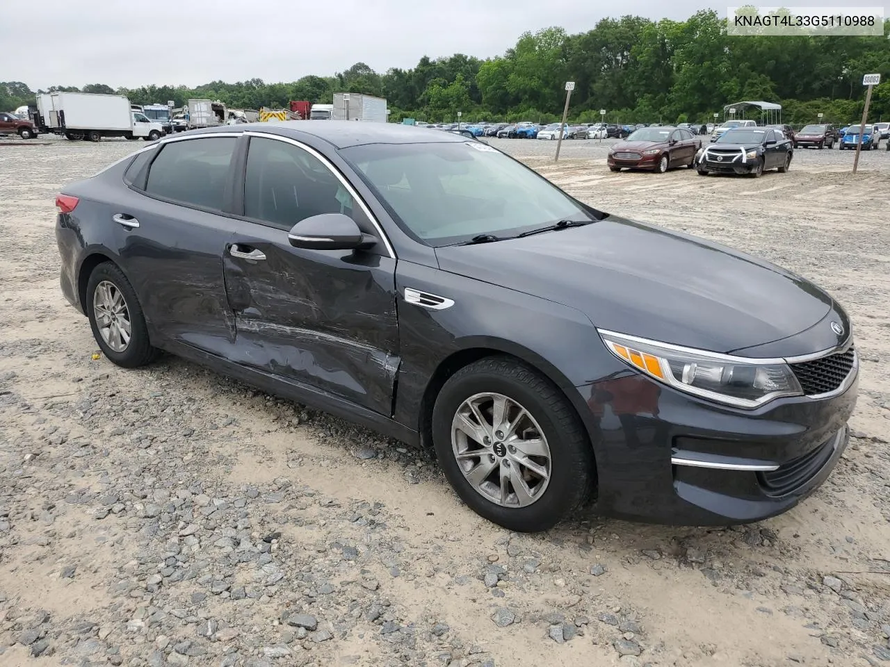 KNAGT4L33G5110988 2016 Kia Optima Lx