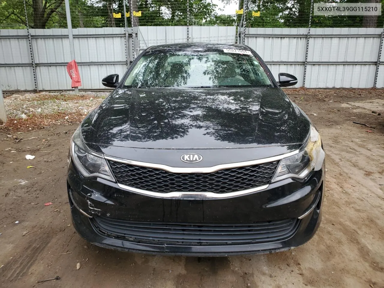 2016 Kia Optima Lx VIN: 5XXGT4L39GG115210 Lot: 55221004