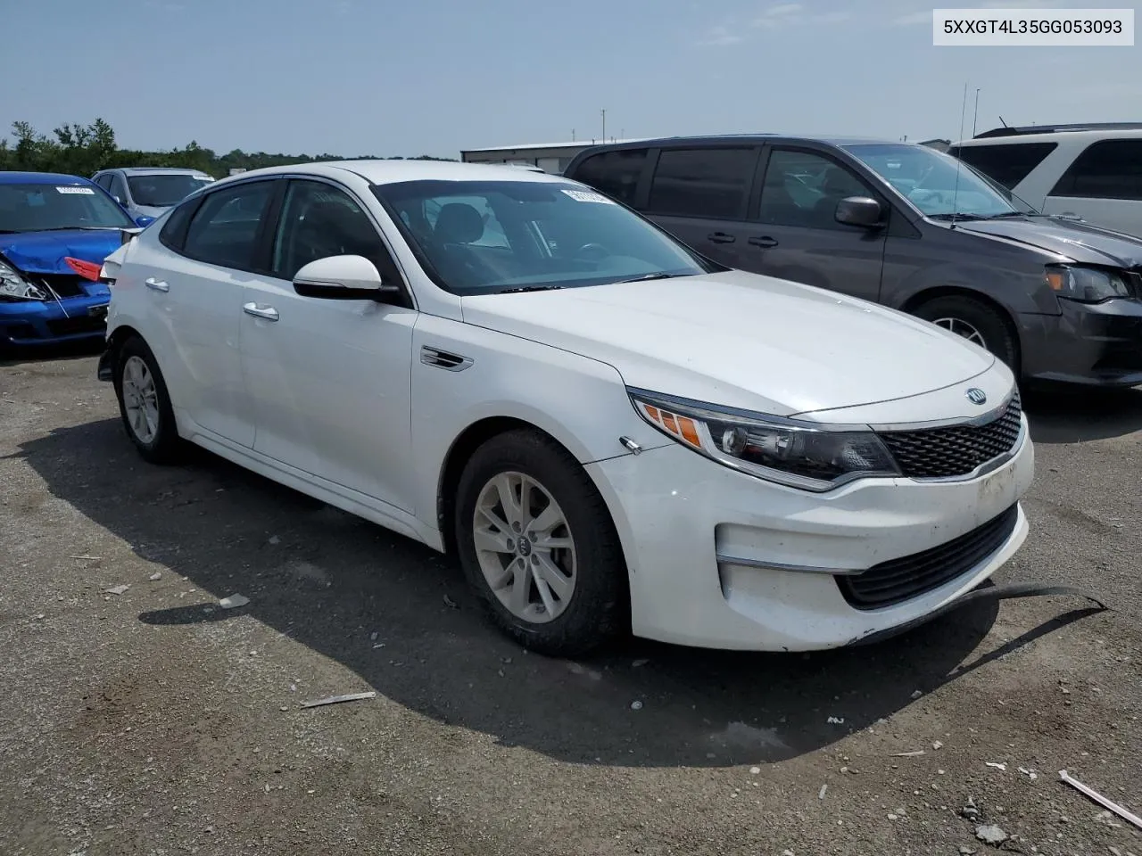 2016 Kia Optima Lx VIN: 5XXGT4L35GG053093 Lot: 56113724