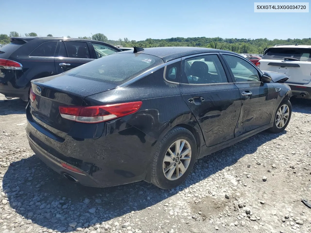 2016 Kia Optima Lx VIN: 5XXGT4L3XGG034720 Lot: 58610144