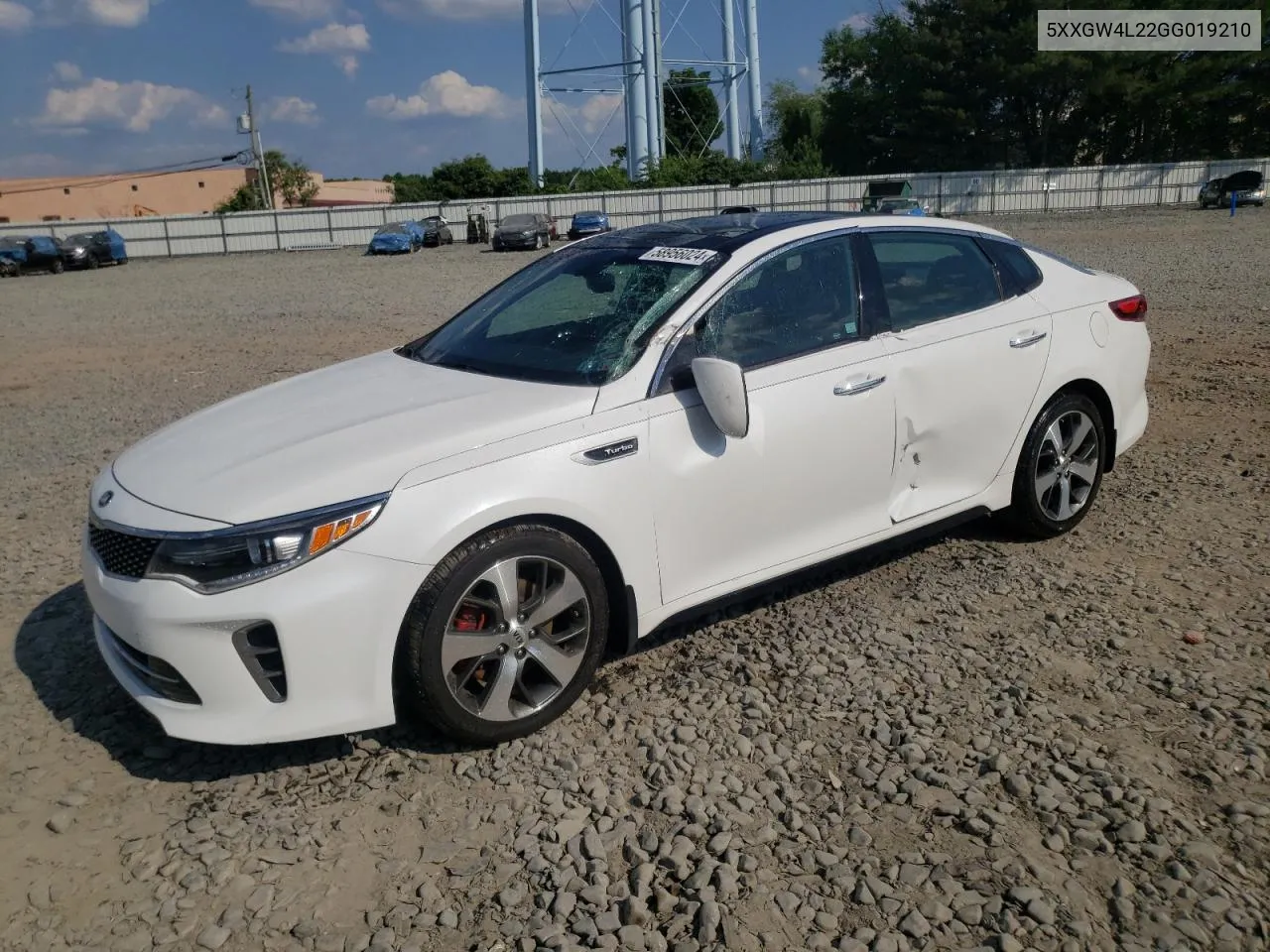 2016 Kia Optima Sx VIN: 5XXGW4L22GG019210 Lot: 58956024