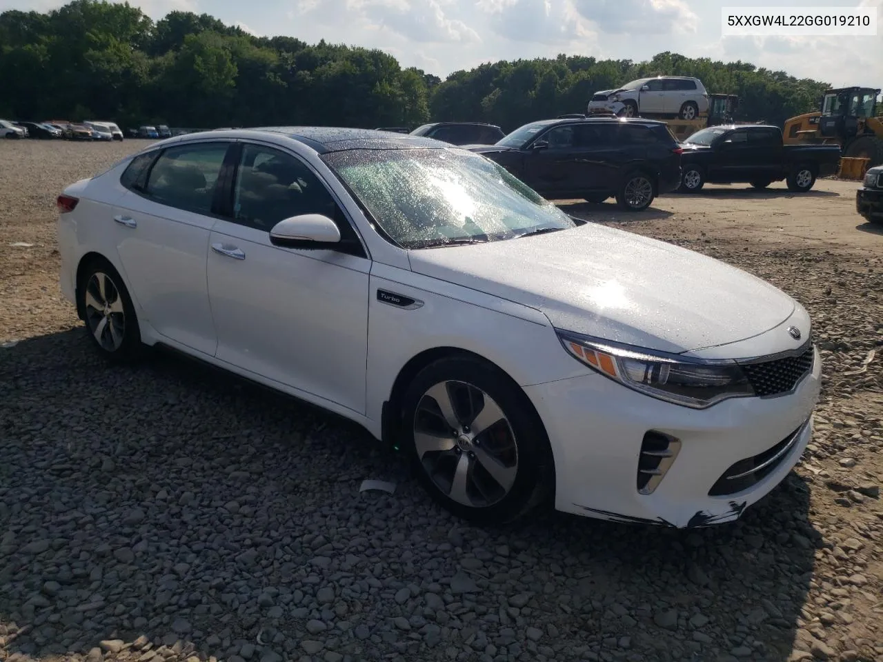 2016 Kia Optima Sx VIN: 5XXGW4L22GG019210 Lot: 58956024