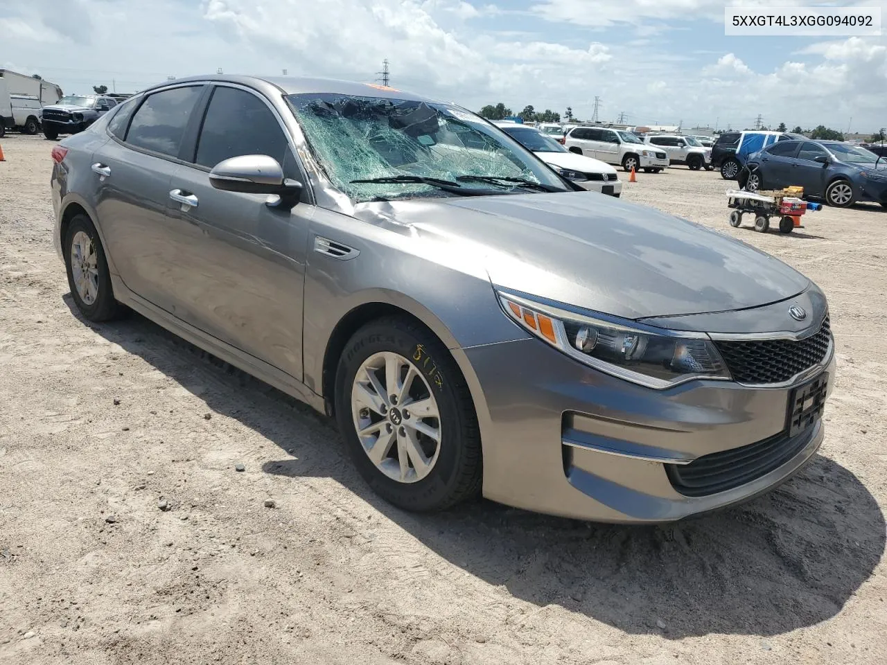 2016 Kia Optima Lx VIN: 5XXGT4L3XGG094092 Lot: 59317134