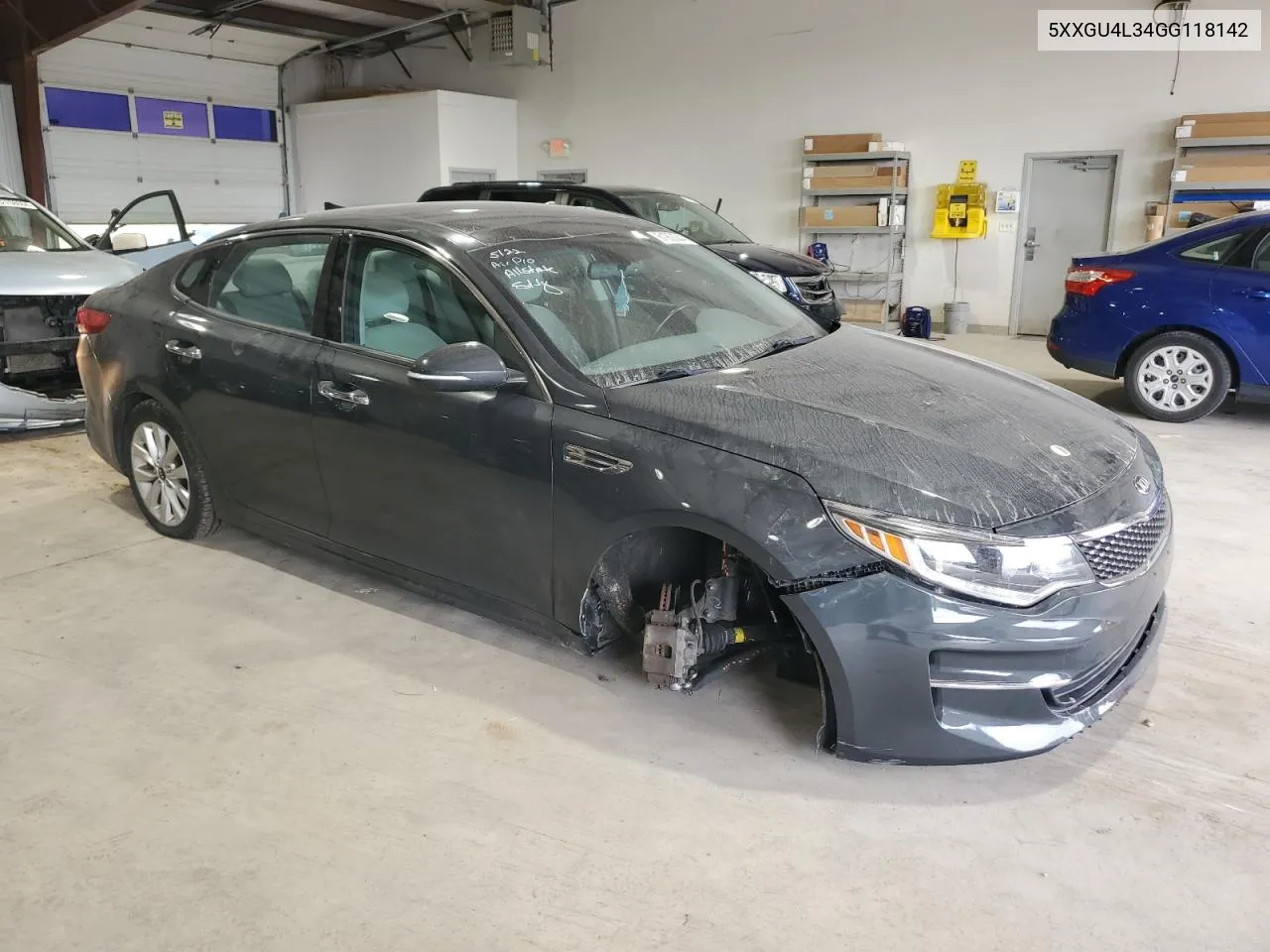 2016 Kia Optima Ex VIN: 5XXGU4L34GG118142 Lot: 61900944