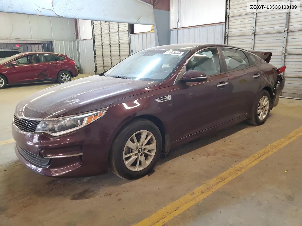 5XXGT4L35GG108139 2016 Kia Optima Lx