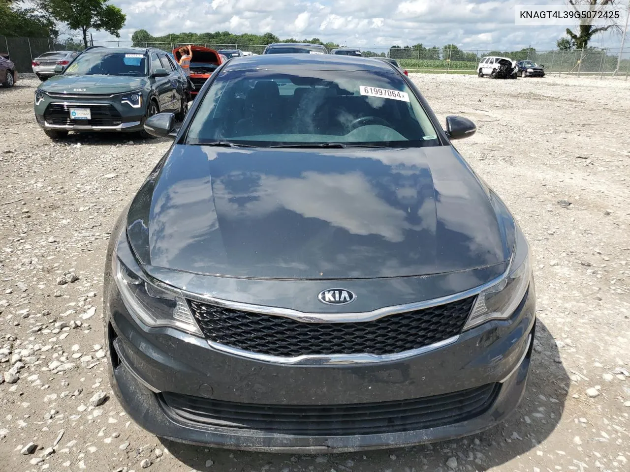 2016 Kia Optima Lx VIN: KNAGT4L39G5072425 Lot: 61997064