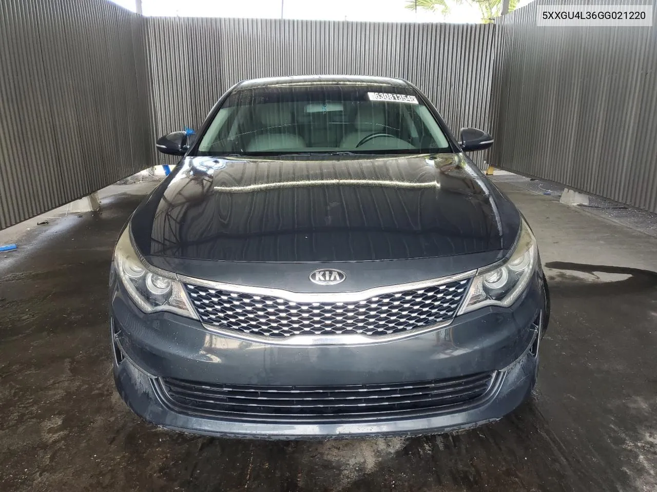 2016 Kia Optima Ex VIN: 5XXGU4L36GG021220 Lot: 63081354