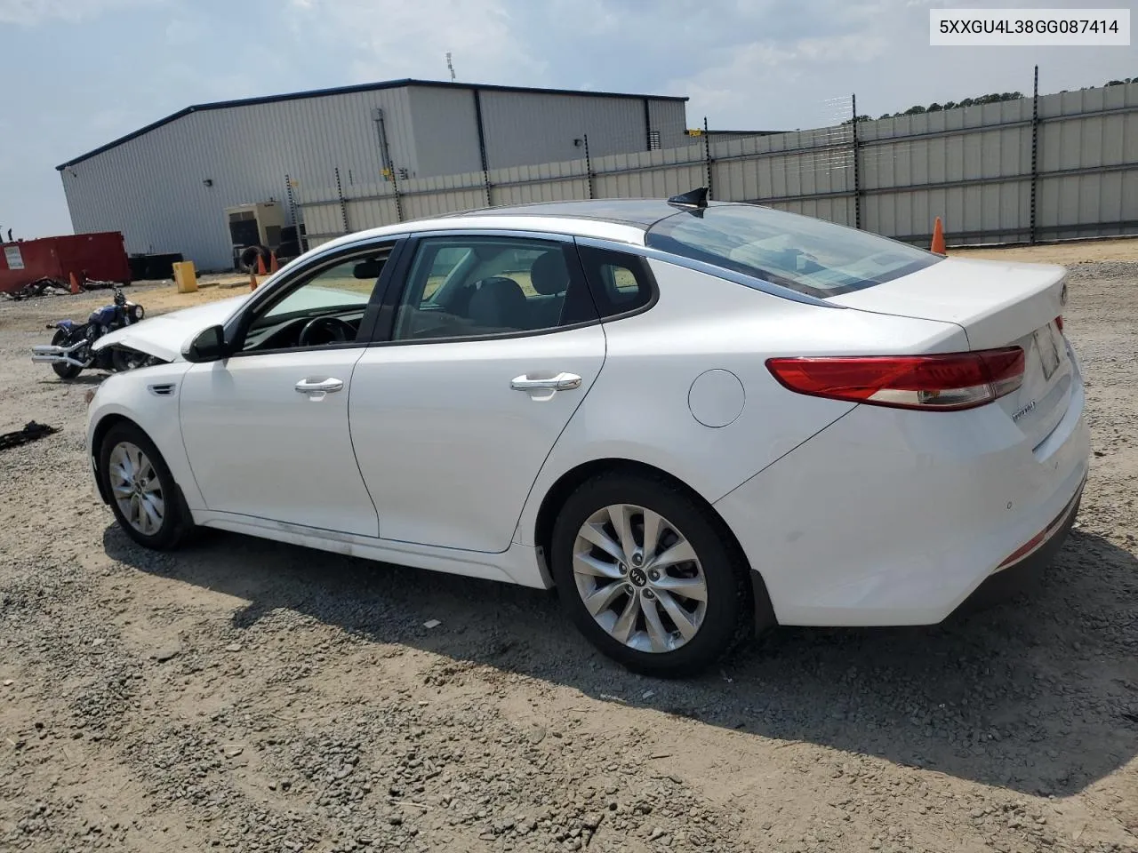 5XXGU4L38GG087414 2016 Kia Optima Ex